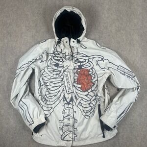 Grenade Fatigue Project Men's Ski Jacket Y2K Skeleton Snowboarding Medium